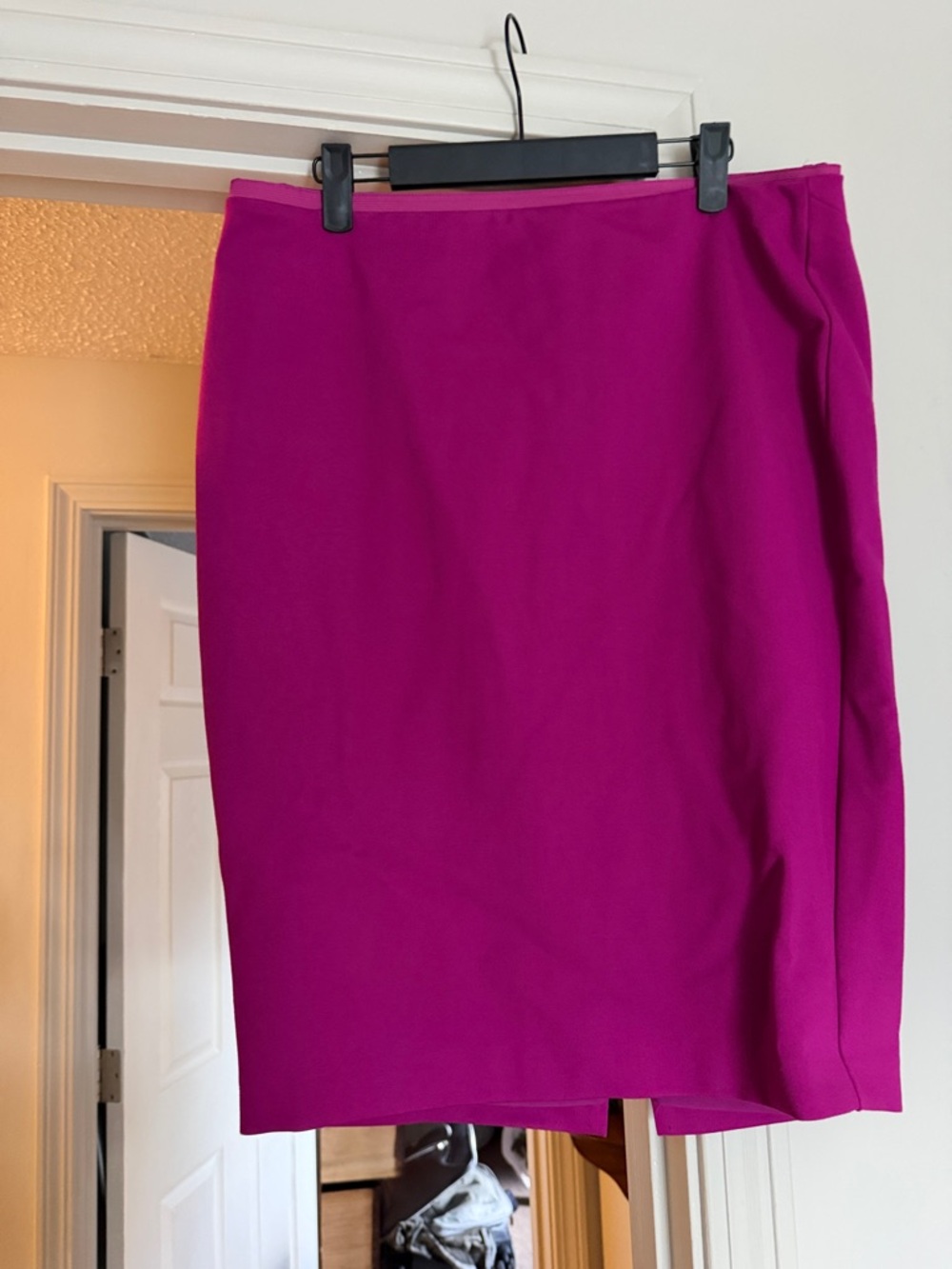 Boden Magenta Pencil Skirt